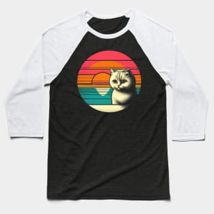 Cute retro Ragdoll Baseball T-Shirt